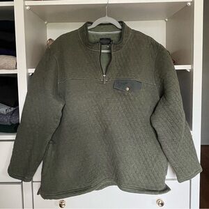 Pendleton Green Quarter Zip Pullover